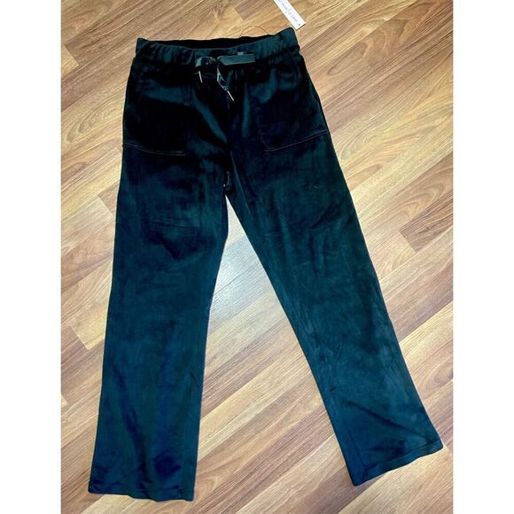 Almost Famous Pants - Crave Fame Velour Pants - M